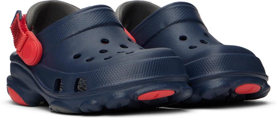 Crocs Kids Navy  Red All Terrain Clogs - Picture 3