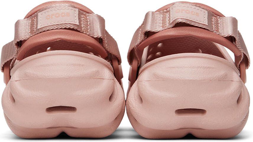 Crocs Kids Pink Echo Clogs