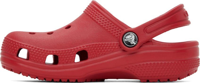 Crocs Kids Red Classic Clogs - Picture 3