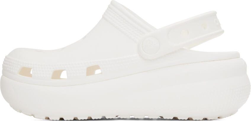 Crocs Kids White Cutie Crush Clogs - Picture 3