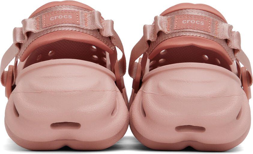 Crocs Pink Echo Slides