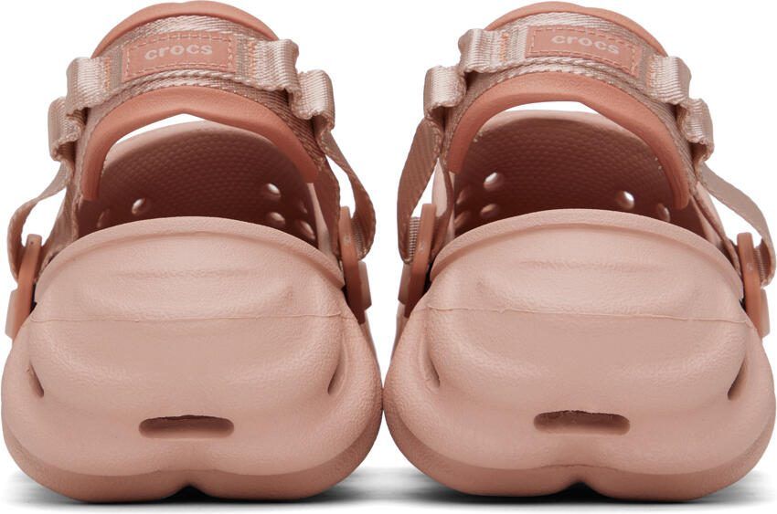 Crocs Pink Echo Slides - Picture 13