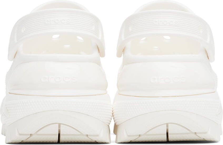 Crocs White Mega Crush Clogs