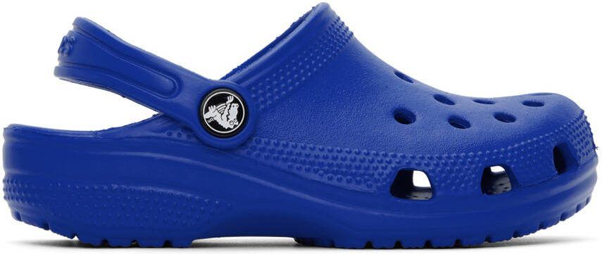 Crocs Kids Blue Classic Clogs - Picture 5