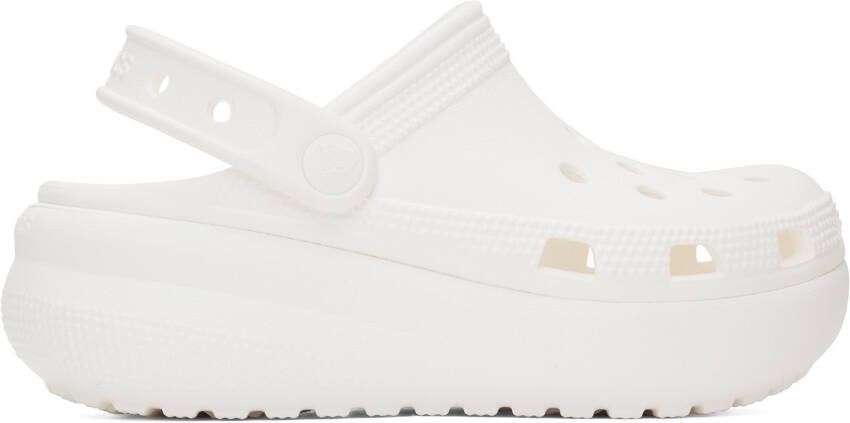 Crocs Kids White Cutie Crush Clogs - Picture 5