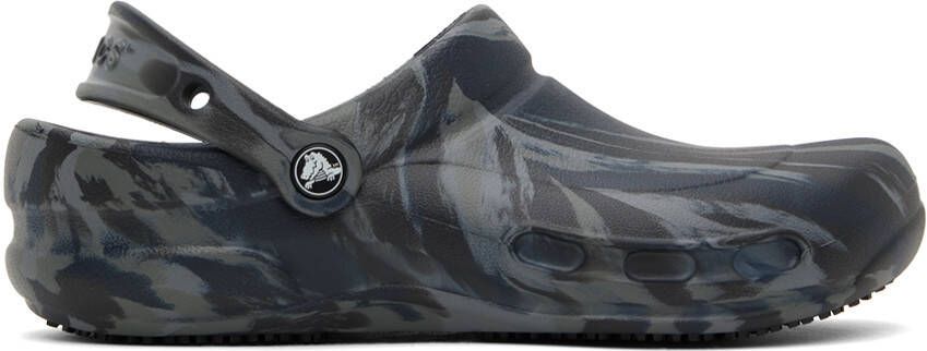 Crocs Navy Bistro Graphic Clogs
