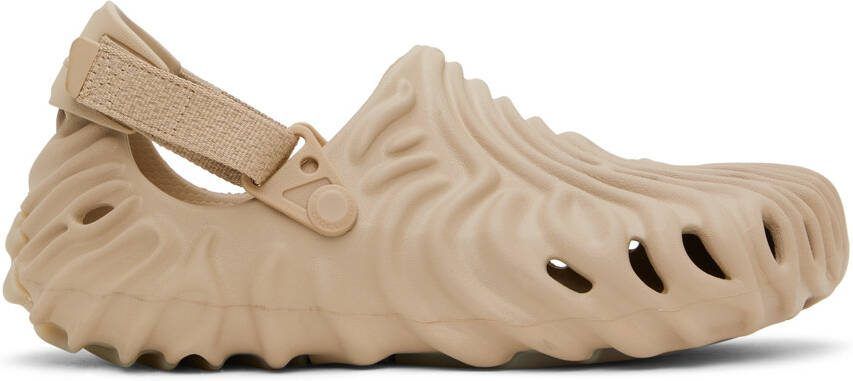 Crocs Taupe Salehe Bembury Edition Pollex Clogs - Picture 5