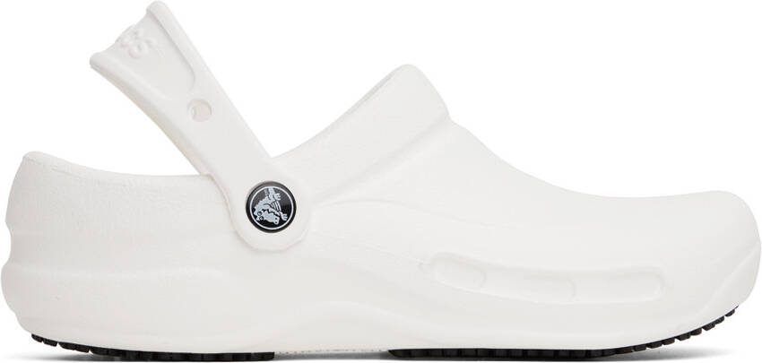Crocs White Bistro Clogs - Picture 4