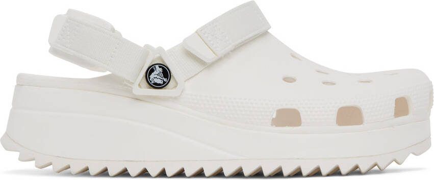 Crocs White Hiker Clogs - Picture 5