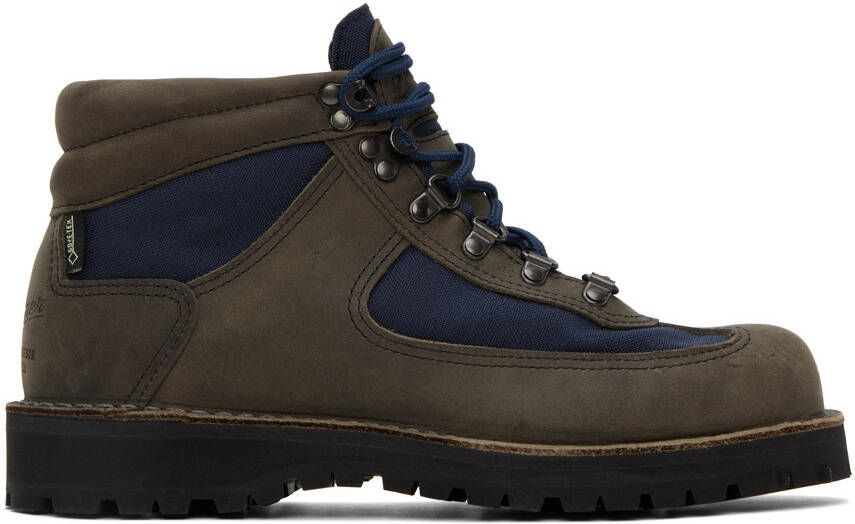 Danner Gray  Navy Feather Light Boots