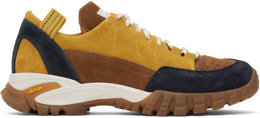 Diemme Brown  Yellow Possagno Sport Sneakers - Picture 5