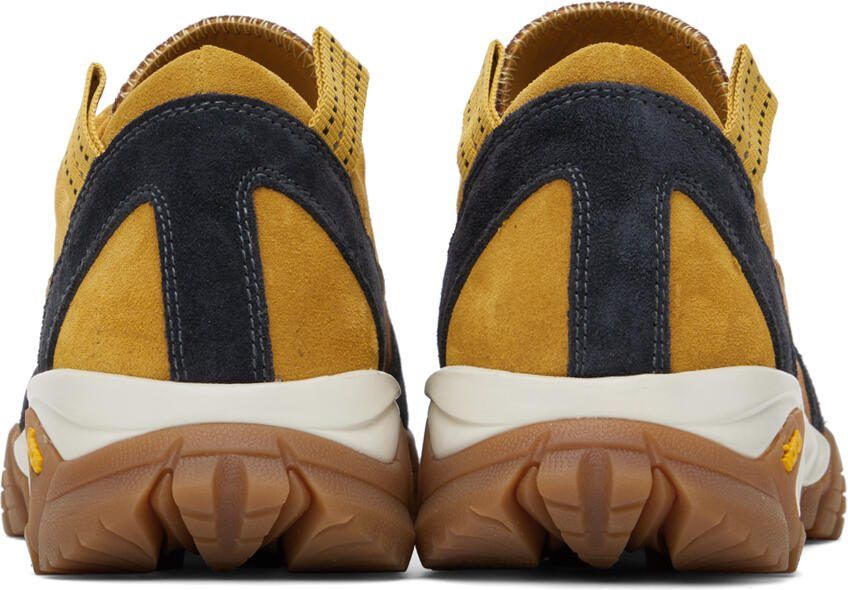 Diemme Brown  Yellow Possagno Sport Sneakers
