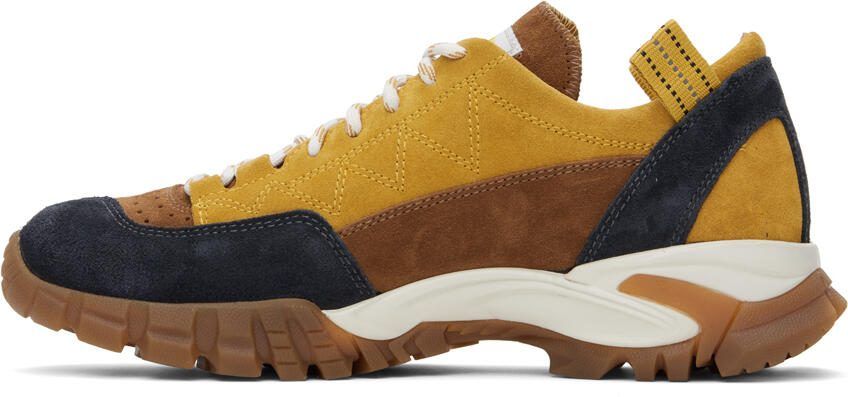 Diemme Brown  Yellow Possagno Sport Sneakers - Picture 3