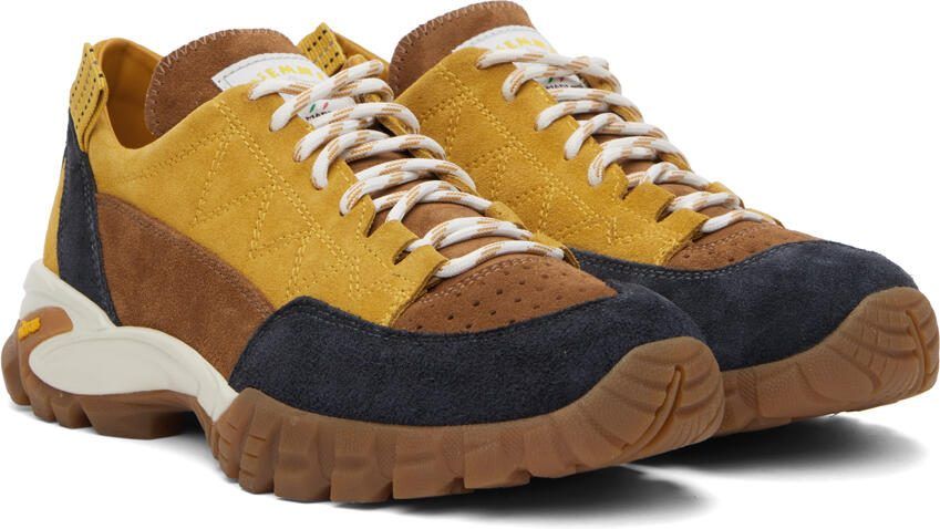Diemme Brown  Yellow Possagno Sport Sneakers - Picture 2
