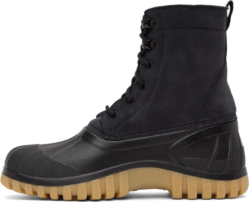 Diemme SSENSE Exclusive Black  Tan Anatra Boots - Picture 3