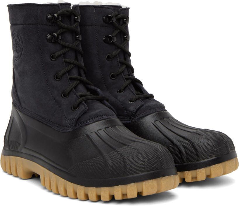 Diemme SSENSE Exclusive Black  Tan Anatra Boots - Picture 2