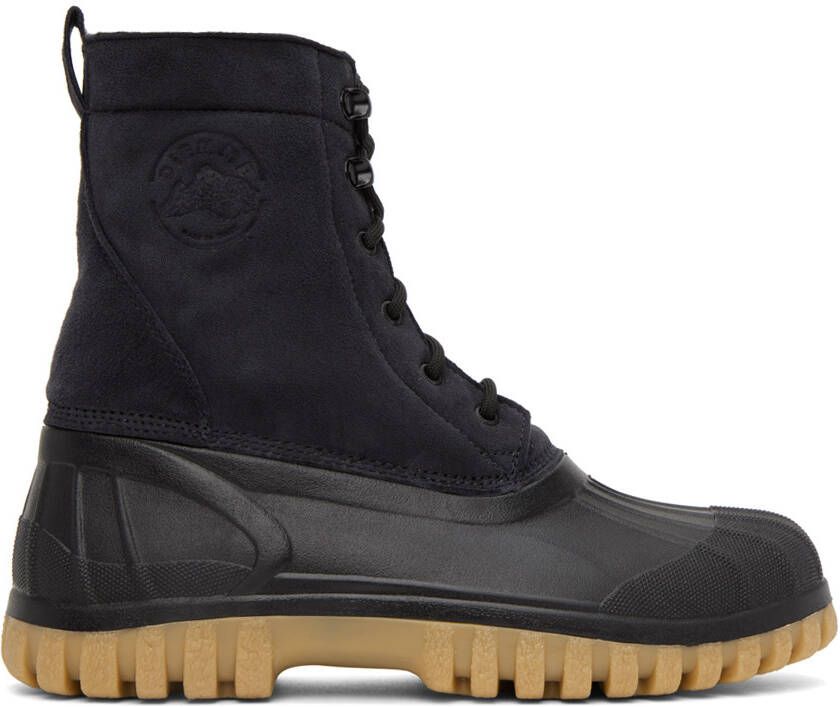 Diemme SSENSE Exclusive Black  Tan Anatra Boots - Picture 5