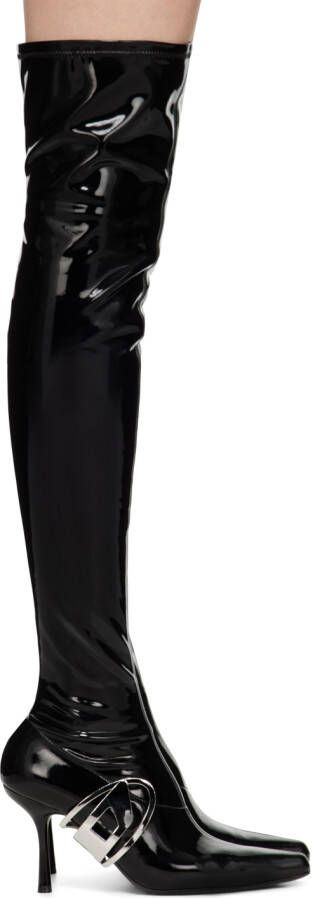 Diesel Black Hardware Boot - Picture 5
