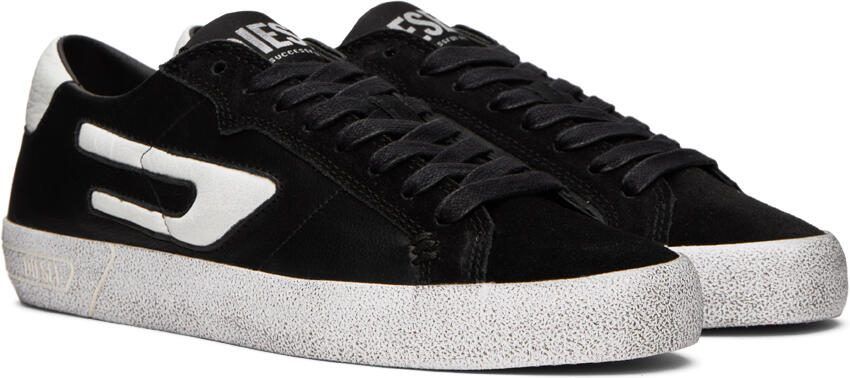Diesel Off-White  Black S-Leroji Low Sneakers - Picture 2