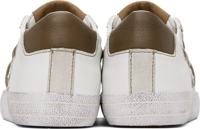 Diesel Off-White  Brown S-Leroji Low Sneakers