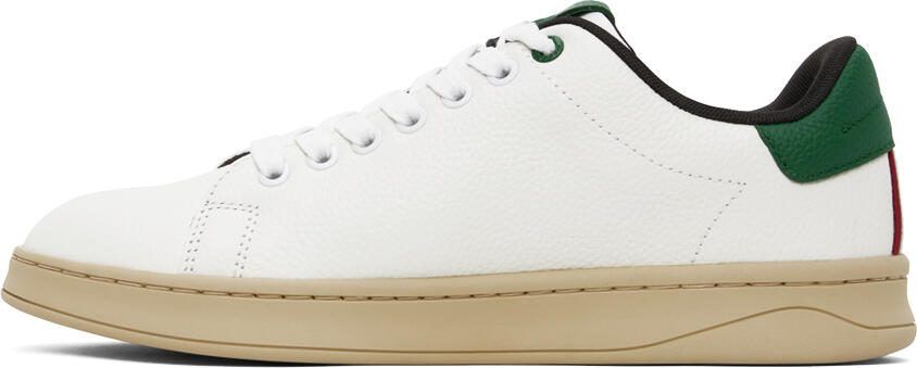 Diesel White  Green S-Athene Low Sneakers - Picture 3