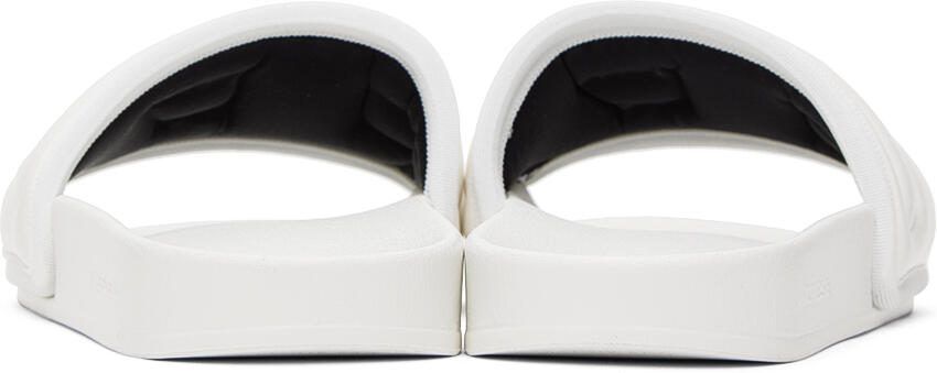 Diesel White Sa-Mayemi Puf Pool Slides - Picture 2