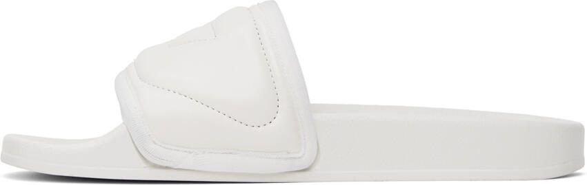 Diesel White Sa-Mayemi Puf Pool Slides - Picture 5
