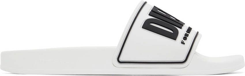 Diesel White Sa-Mayemi Cc Slides - Picture 6