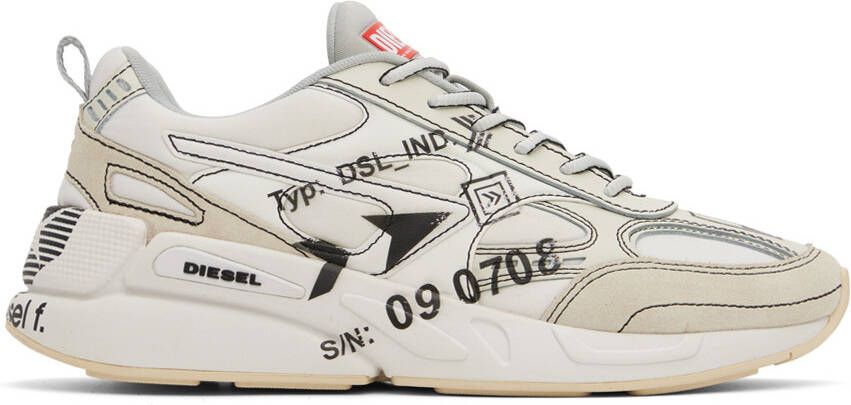 Diesel White S-Serendipity Sport Sneakers - Picture 5