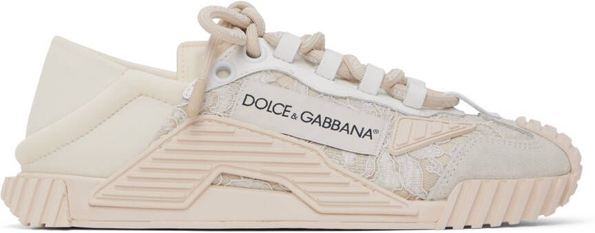 Dolce  Gabbana Beige NS1 Sneakers - Picture 2