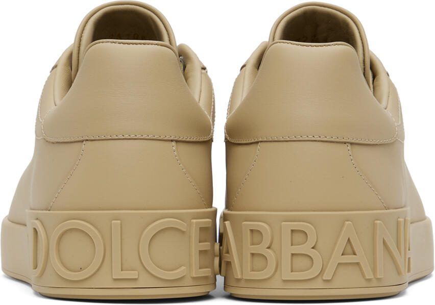Dolce  Gabbana Beige Portofino Sneakers