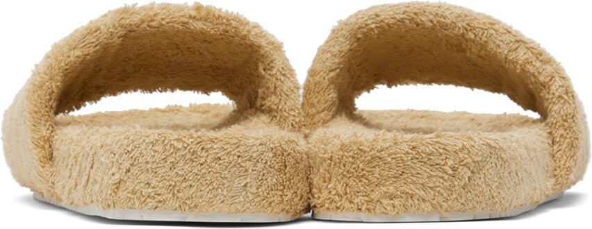 Dolce  Gabbana Beige Sliders Sandals