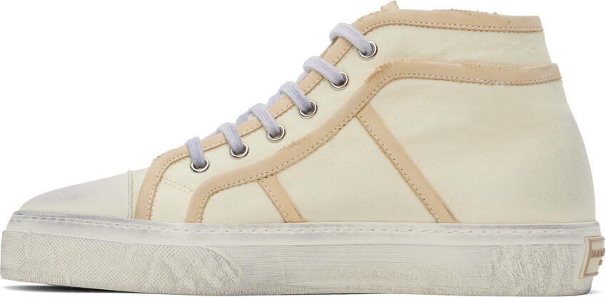 Dolce  Gabbana Beige Vintage Re-Edition Sneakers - Picture 3