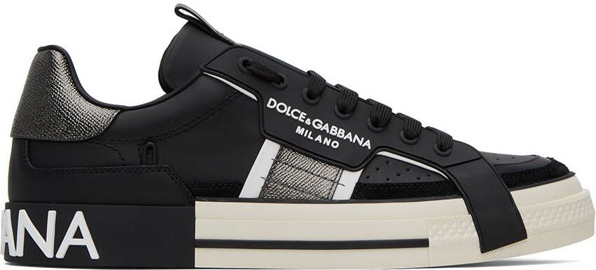 Dolce  Gabbana Black 2.Zero Custom Sneakers - Picture 5