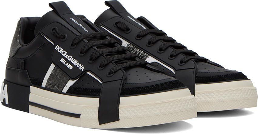 Dolce  Gabbana Black 2.Zero Custom Sneakers - Picture 3