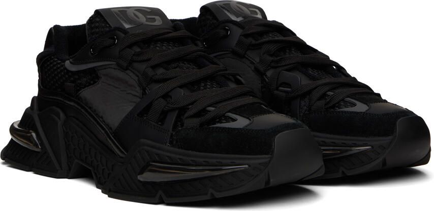 Dolce  Gabbana Black Airmaster Sneakers - Picture 2
