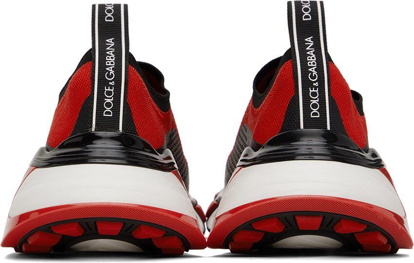 Dolce  Gabbana Black  Red Sorrento Sneakers