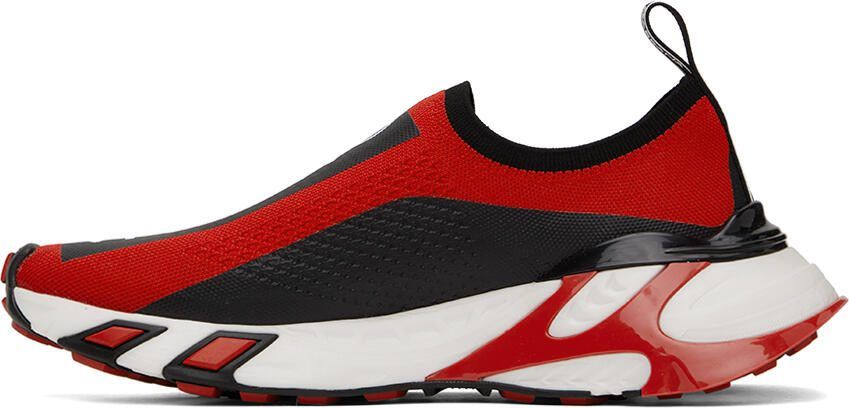 Dolce  Gabbana Black  Red Sorrento Sneakers - Picture 3