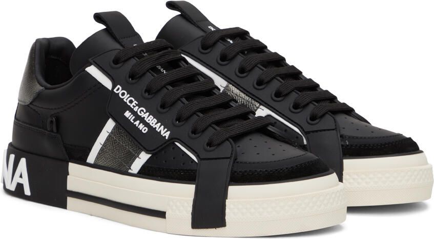 Dolce  Gabbana Black 2.Zero Custom Sneakers - Picture 2