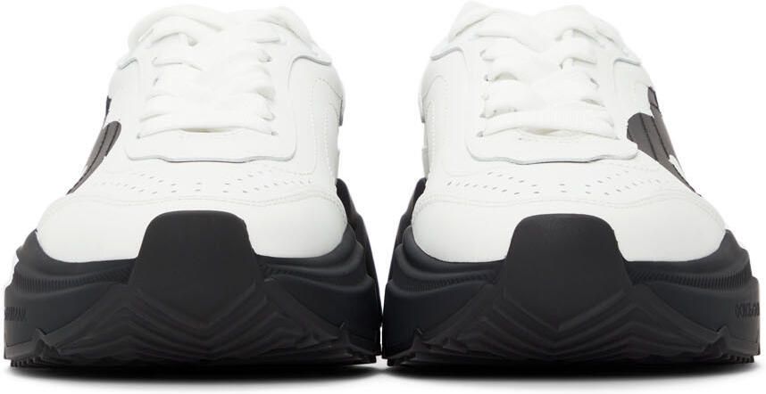 Dolce  Gabbana Black  White Logo Daymaster Sneakers - Picture 3