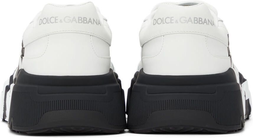 Dolce  Gabbana Black  White Logo Daymaster Sneakers - Picture 2