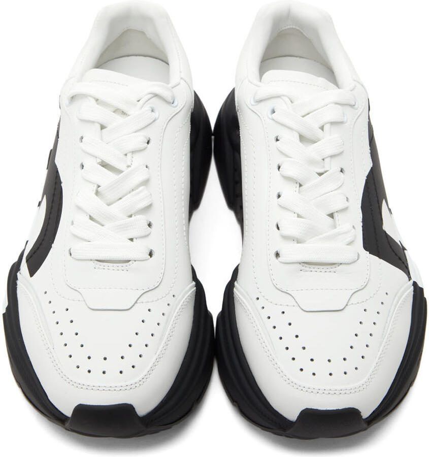 Dolce  Gabbana Black  White Logo Daymaster Sneakers