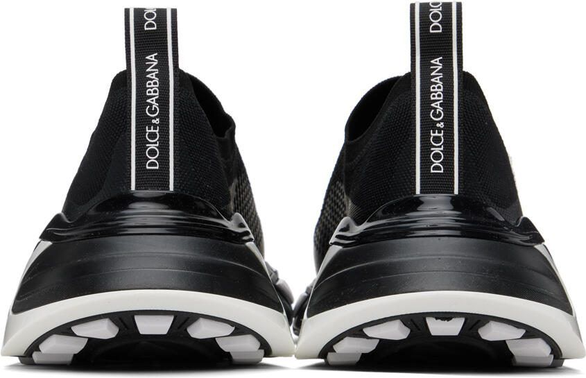 Dolce  Gabbana Black  White Sorrento Sneakers - Picture 6