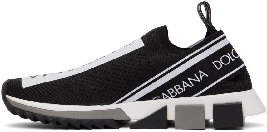 Dolce  Gabbana Black  White Sorrento Sneakers - Picture 4