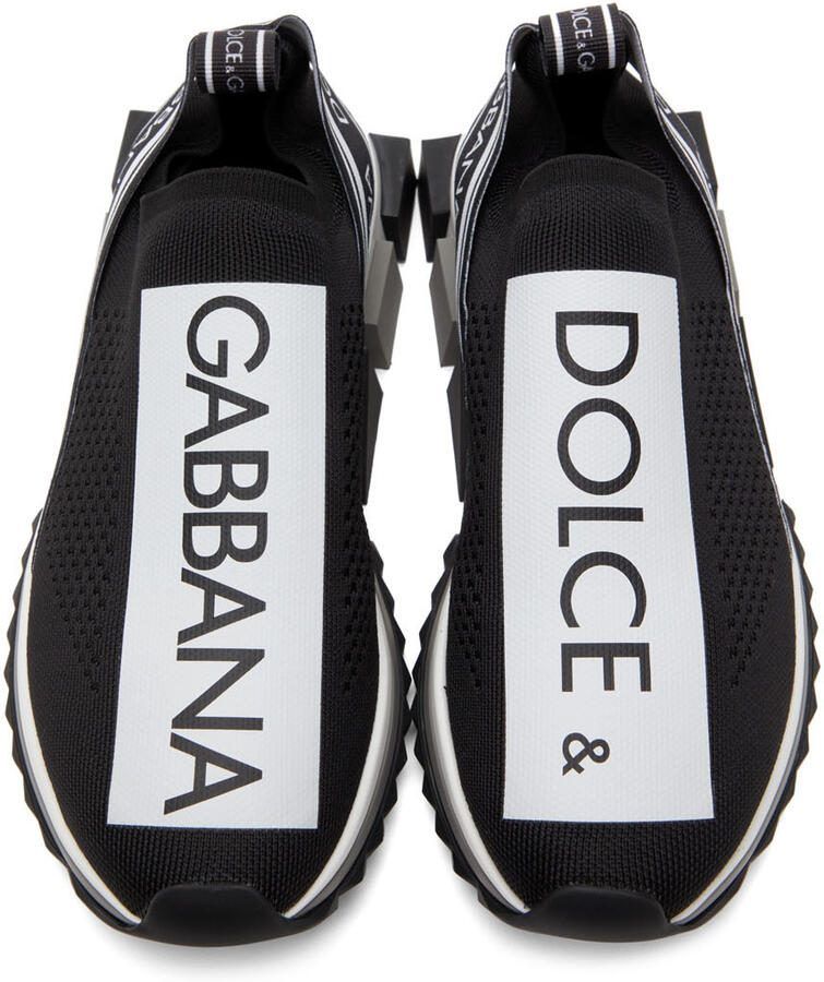 Dolce  Gabbana Black  White Sorrento Sneakers