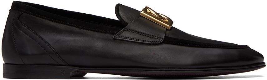 Dolce  Gabbana Black Ariosto Slippers