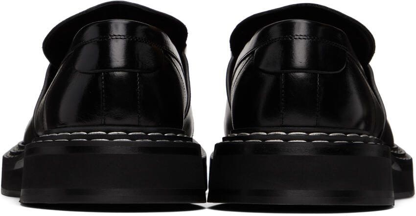 Dolce  Gabbana Black Bernini Loafers