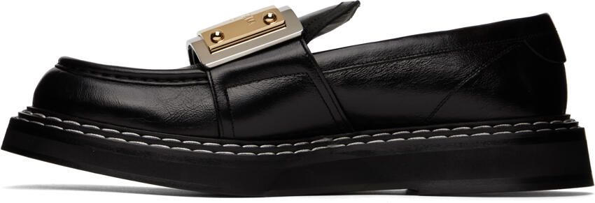 Dolce  Gabbana Black Bernini Loafers - Picture 3
