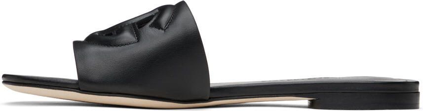 Dolce  Gabbana Black DG Millennials Sandals - Picture 4