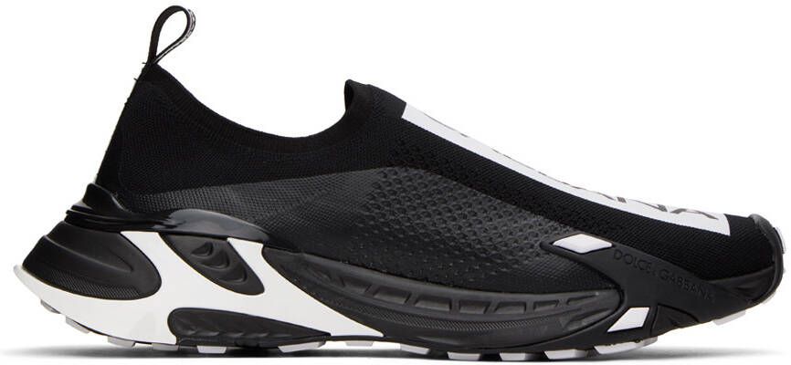 Dolce  Gabbana Black  White Sorrento Sneakers - Picture 3